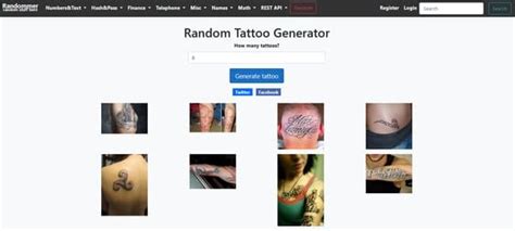 tattoo roulette generator|Random Tattoo Generator .